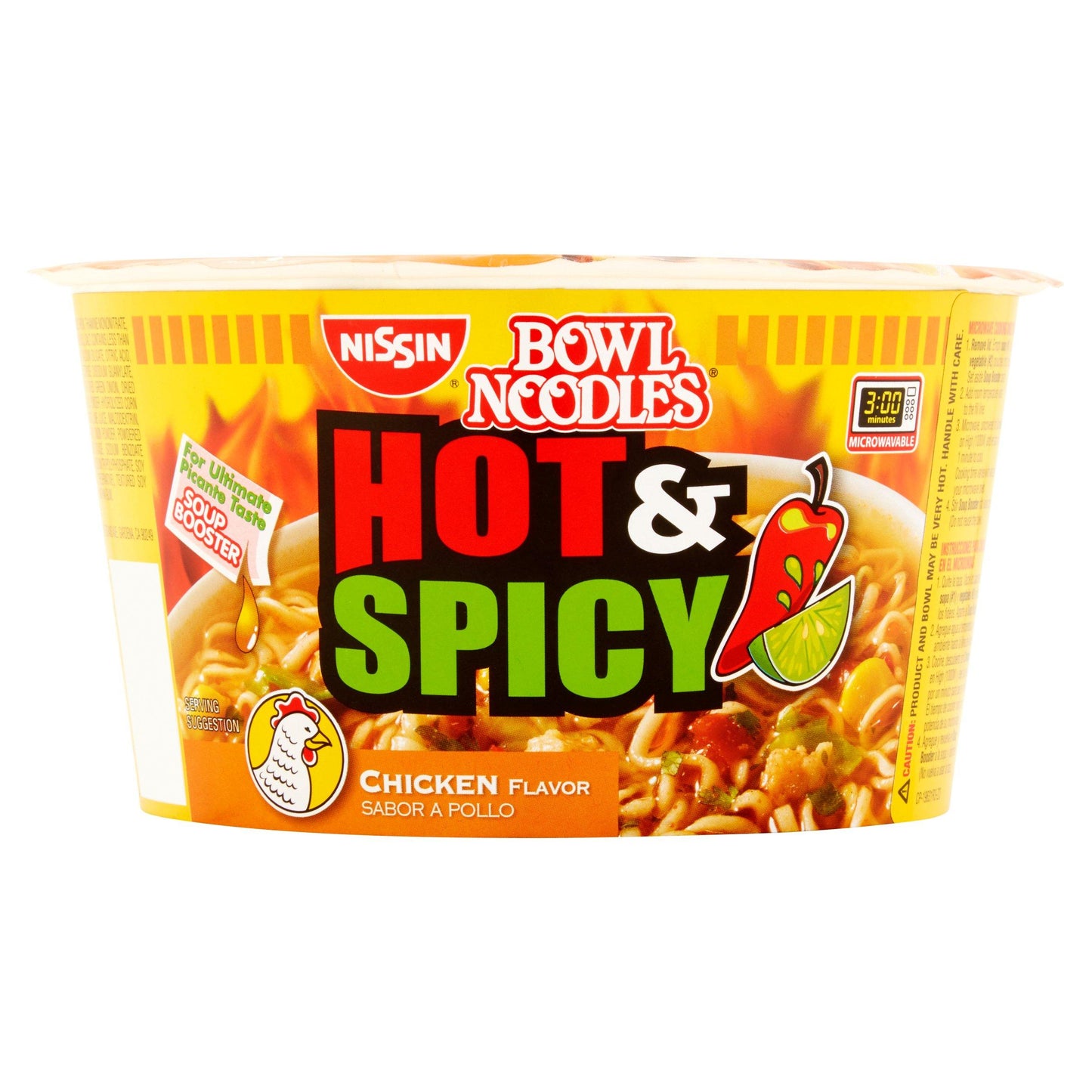 Nissin Noodle Bowl Hot & Spicy Chicken Flavor