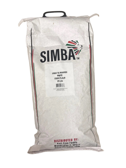 Simba white corn flour 25lbs