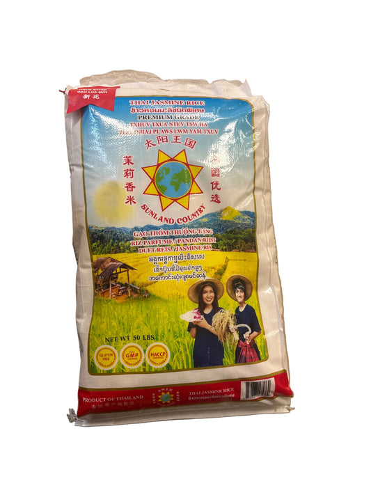 SUNLAND COUNTRY THAI JASMINE RICE 50lbs